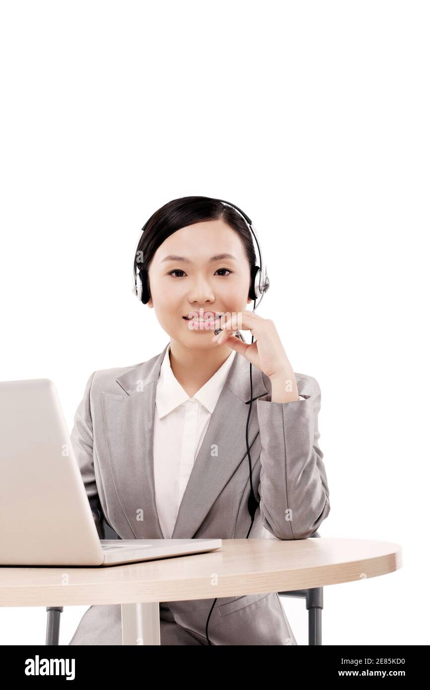 Femme d'affaires utilisant l'ordinateur photo de haute qualité Banque D'Images