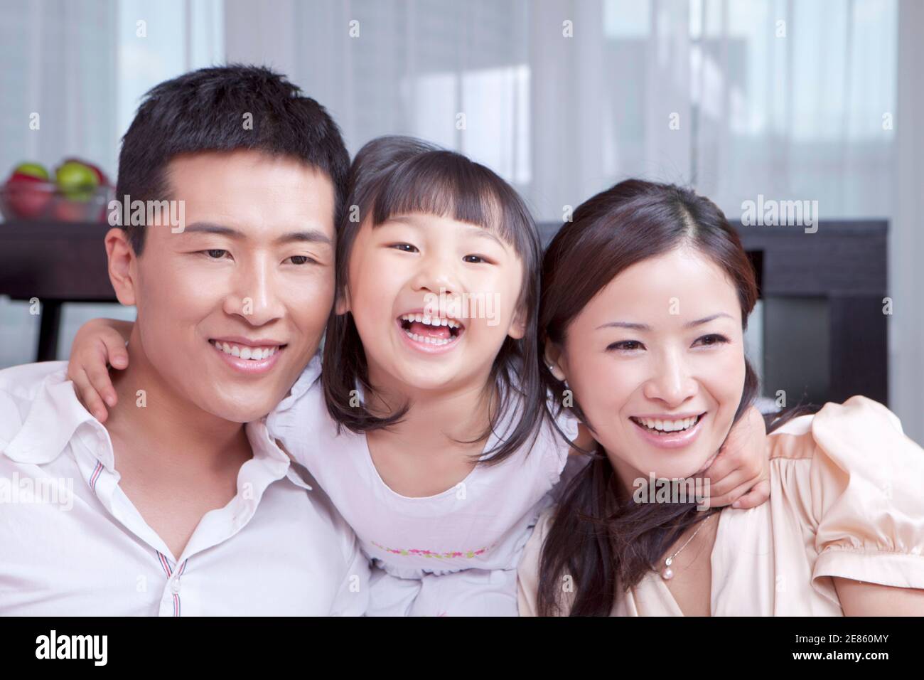 Portrait d'une famille heureuse photo de haute qualité Banque D'Images
