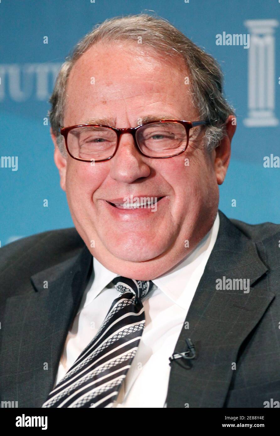 Jerry Reinsdorf, chairman of the Major League Baseball team Chicago White  Sox and the NBA basketball team Chicago Bulls, smiles as he participates in  The Business of Sports panel at the 2010