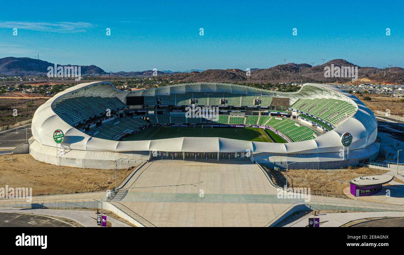 Stade Kraken. Stade de football Mazatlán FC, également appelé El Kraken à Mazatlan, Sinaloa. (Photo de Luis Gutierrez / NortePhoto.com) Estadio Kraken. Estadio de fútbol Mazatlán FC, ​ también llamado El Kraken en Mazatlan, Sinaloa. (Photo de Luis Gutierrez / NortePhoto.com) Banque D'Images