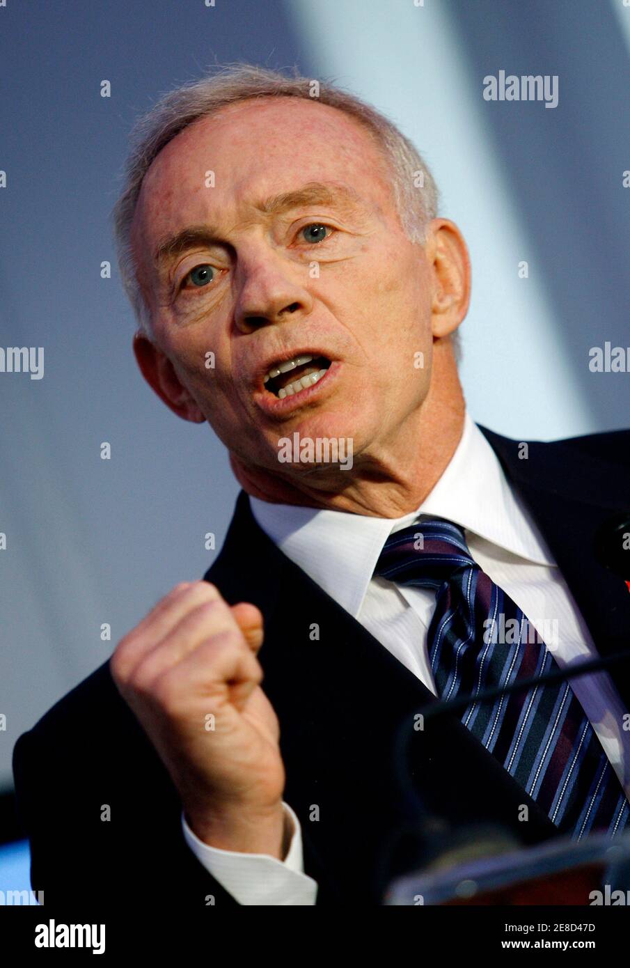 Dallas Cowboys Owner And General Manager Jerry Jones Speaks At A News Conference In New York City October 20 2008 Two Of The Most Recognized U S Sports Teams The New York