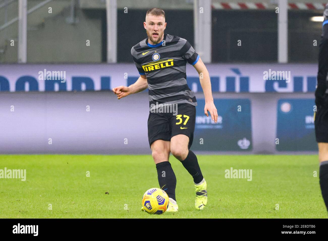 Milan Skriniar du FC Internazionale Milano pendant le championnat italien Série UN match de football entre FC Internazionale a / LM Banque D'Images