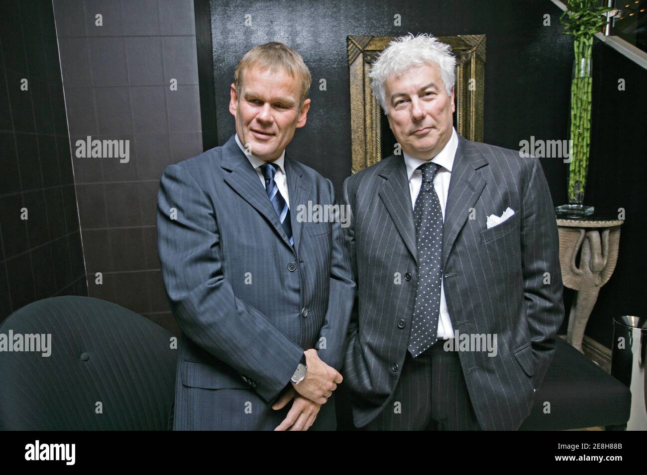 Stefan Luebbe Verlagsgruppe Bastei Luebbe le plus grand éditeur indépendant de livres en Allemagne avec le BEST-seller auteur Ken Follett à Londres . Banque D'Images