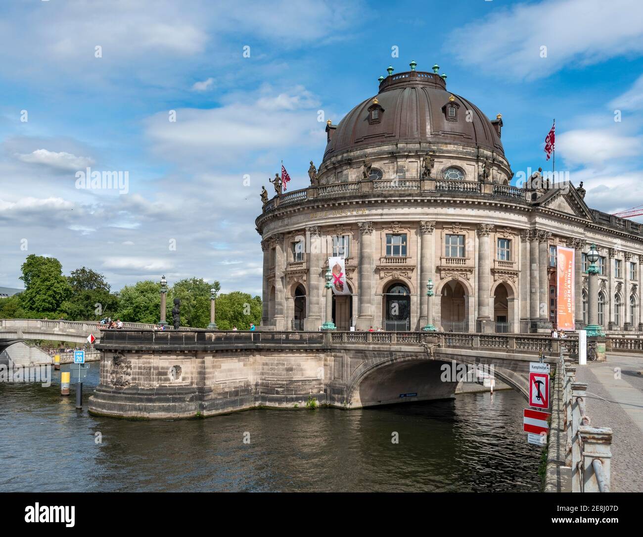 Musée de la Bode avec Spree, Museum Island, Mitte, Berlin, Allemagne Banque D'Images