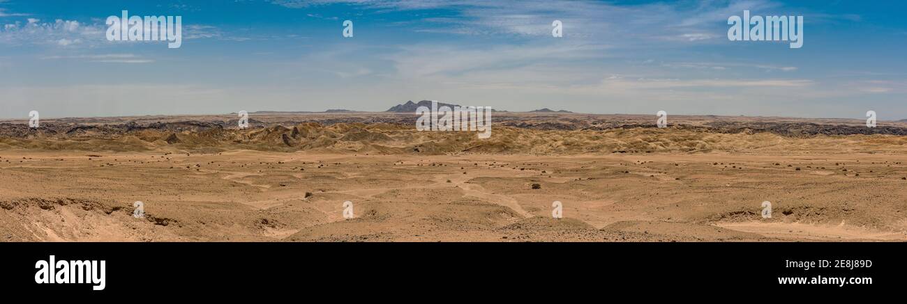 Le paysage de la lune près de swakopmund, namibie Banque D'Images