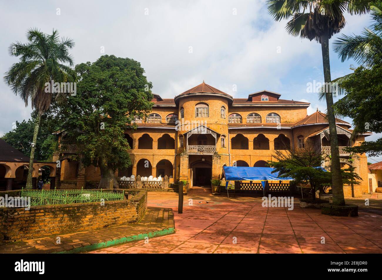 Palais du Sultan de Bamun à Foumban, Cameroun Banque D'Images