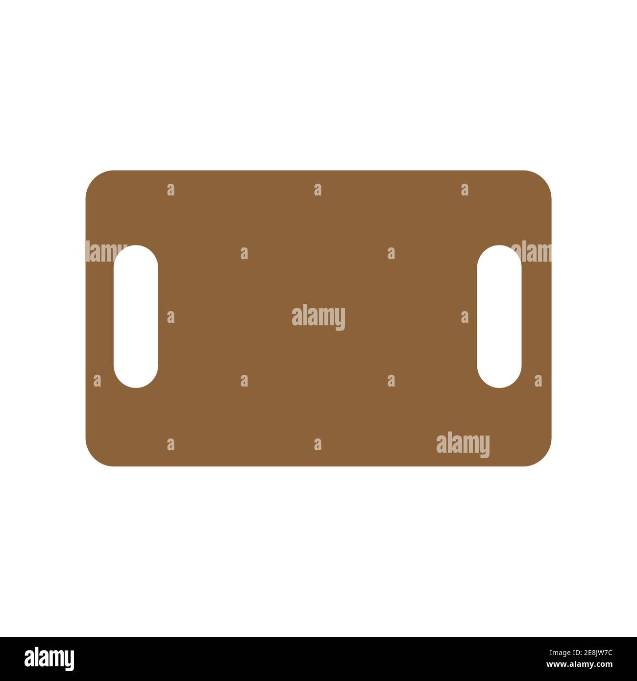 Planche à découper vecteur cuisine illustration cuisine cuisine objet alimentaire conception isolée. Ustensile outil planche à découper matériel en bois table de préparation des matériaux Illustration de Vecteur