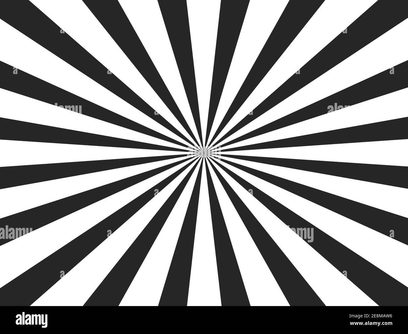 La lumière du soleil raye l'arrière-plan noir et blanc en rafale. Fond d'écran Sun Beam ray Sunburst. Toile de fond rétro et lumineuse. Illustration vectorielle vintage Illustration de Vecteur