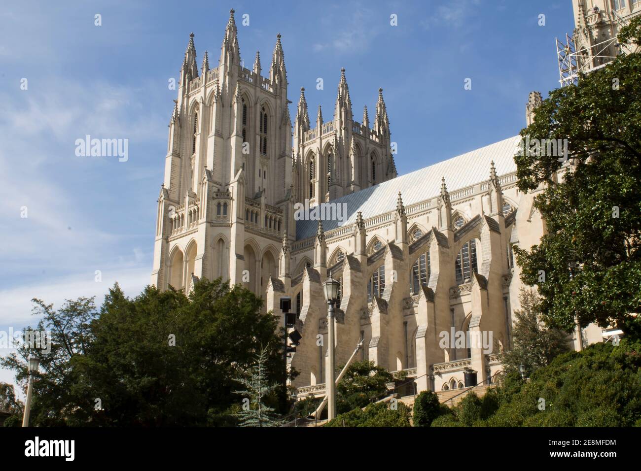 Détails de la cathédrale nationale de Washington, DC, États-Unis Banque D'Images