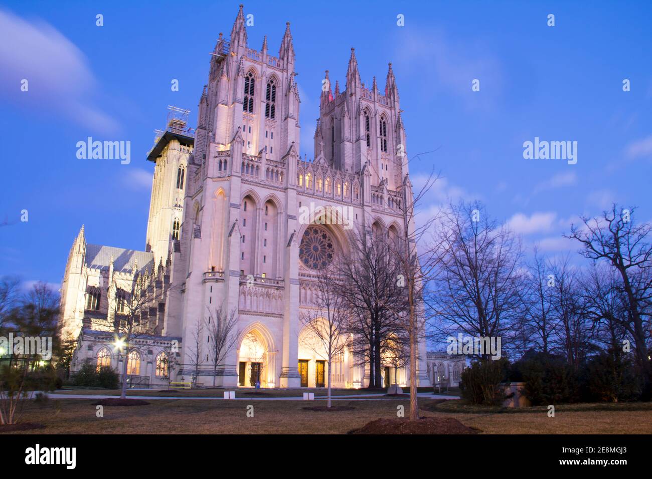 Détails de la cathédrale nationale de Washington, DC, États-Unis Banque D'Images