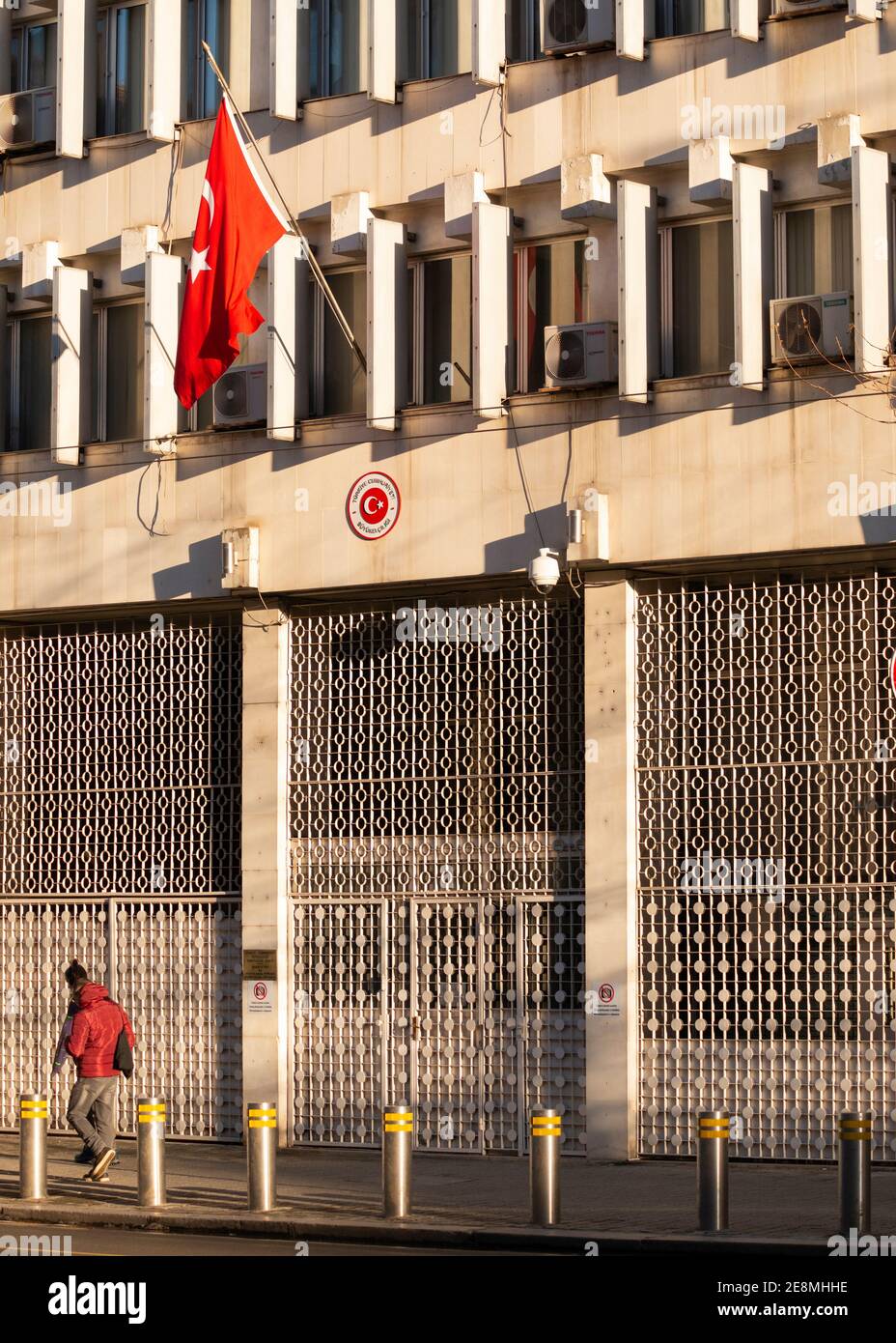 Ambassade de la République de Turquie au 80 Vassil Levski Blvd à Sofia Bulgarie Europe de l'est UE Banque D'Images