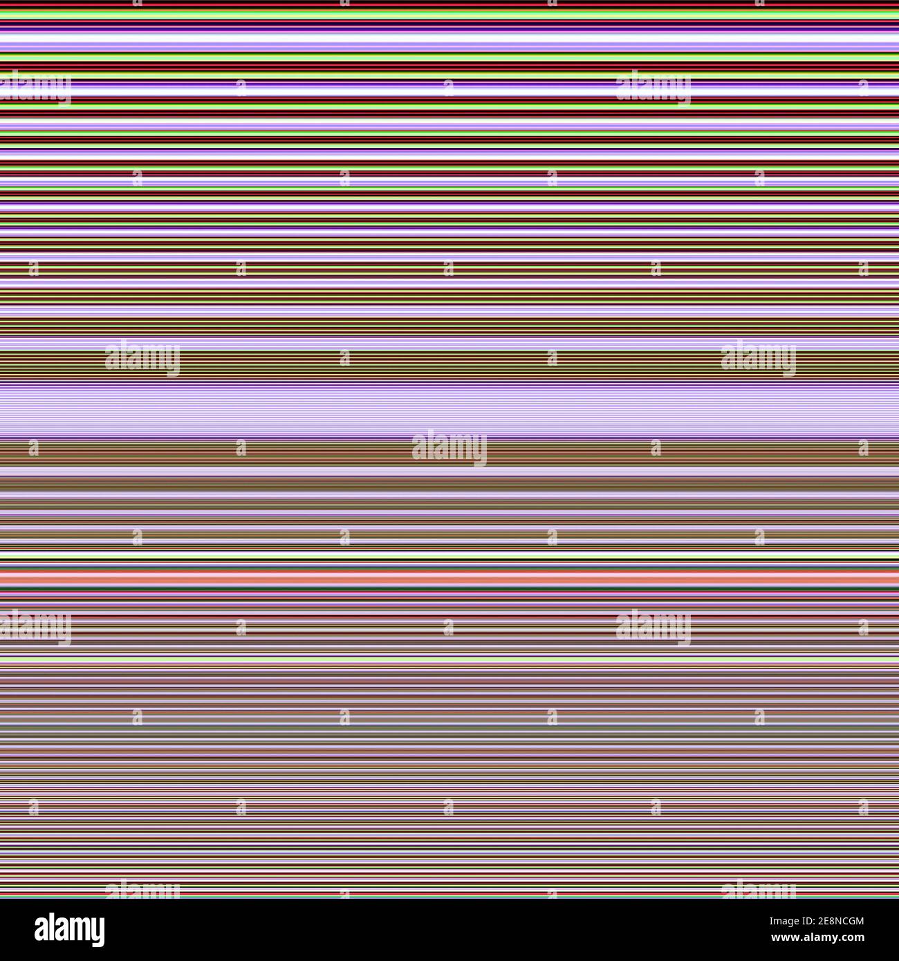 Arrière-plan abstrait de l'illustration hypnotique avec des lignes horizontales parallèles Banque D'Images