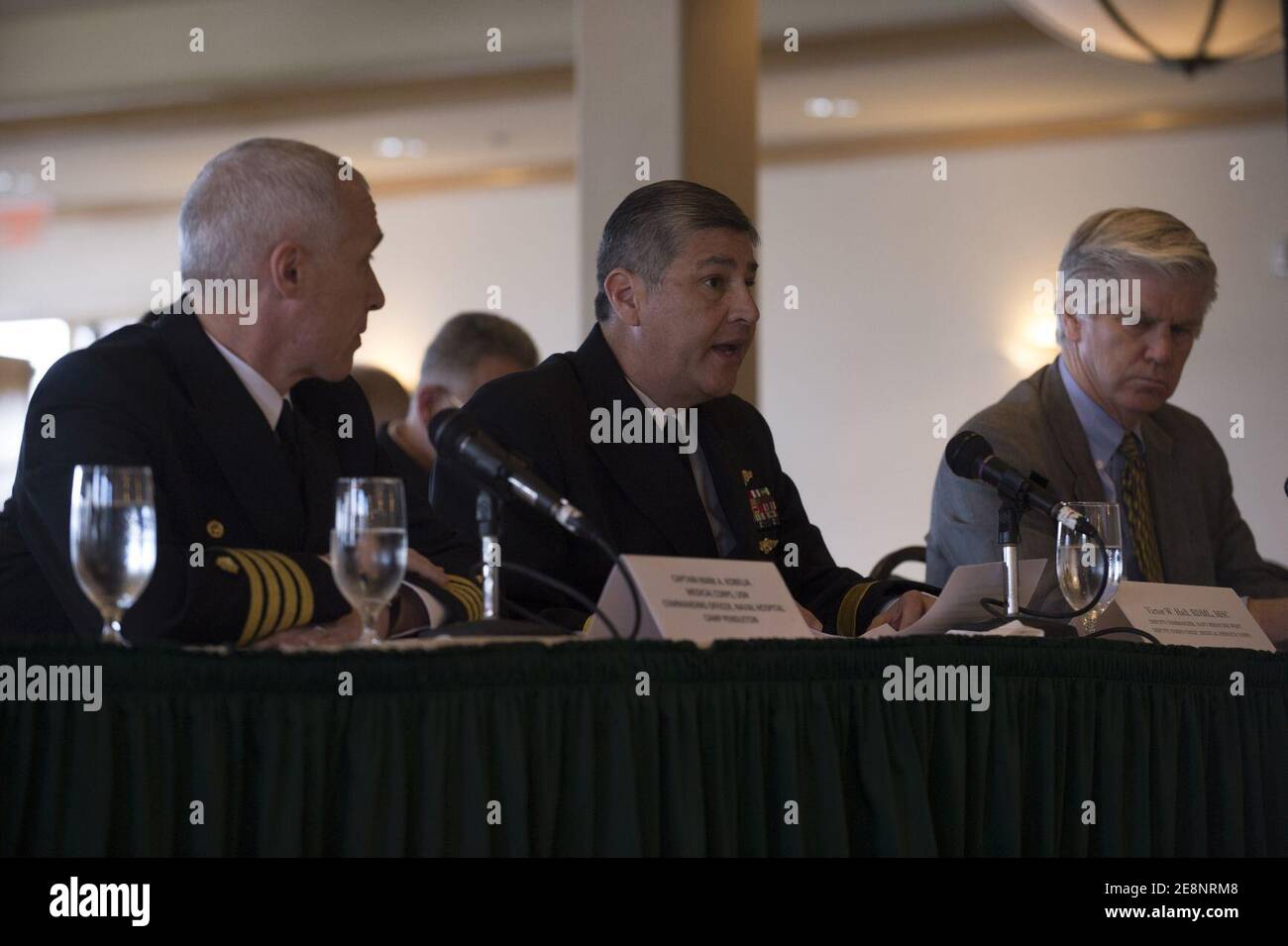 Audience publique de la Commission de la rémunération des militaires et de la modernisation de la retraite (CGRMC) 140326 Banque D'Images