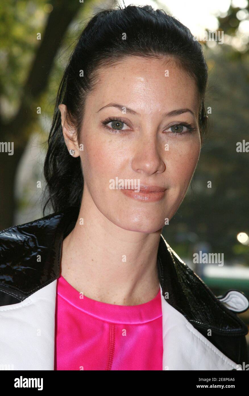 La présentatrice de la télévision Mareva Galanter assiste à la conférence de presse annuelle de la chaîne Premiere de Paris qui s'est tenue au Mini Palais à Paris, en France, le 18 septembre 2007. Photo de Denis Guignebourg/ABACAPRESS.COM Banque D'Images