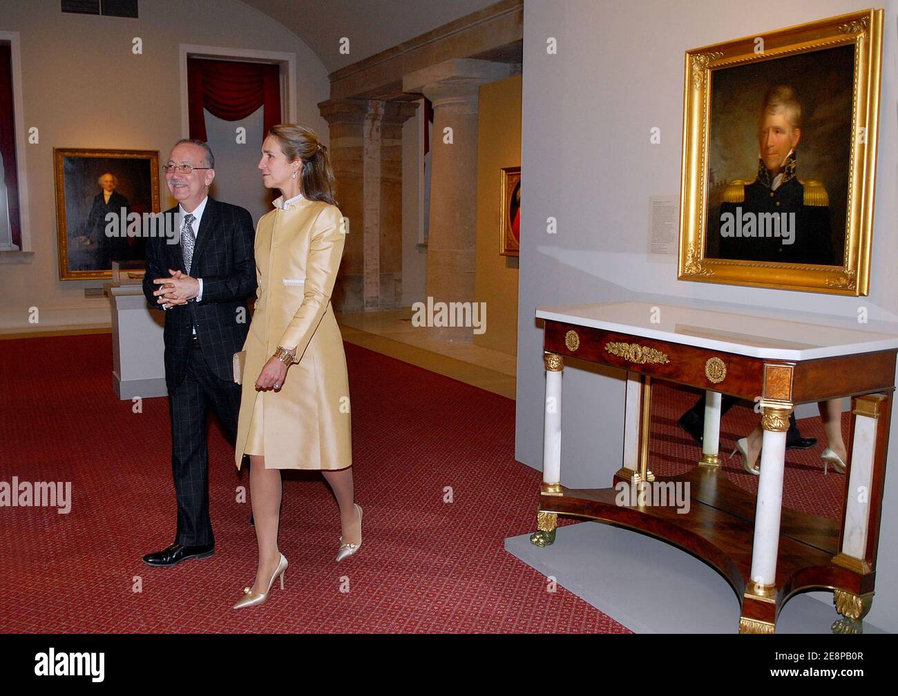 S.A.R la Infanta Dona Elena d'Espagne assiste à une visite et à une réception au National Portrait Gallery à Washington DC, Etats-Unis le 26 septembre 2007. Photo par Olivier Douliery/ABACAPRESS.COM Banque D'Images