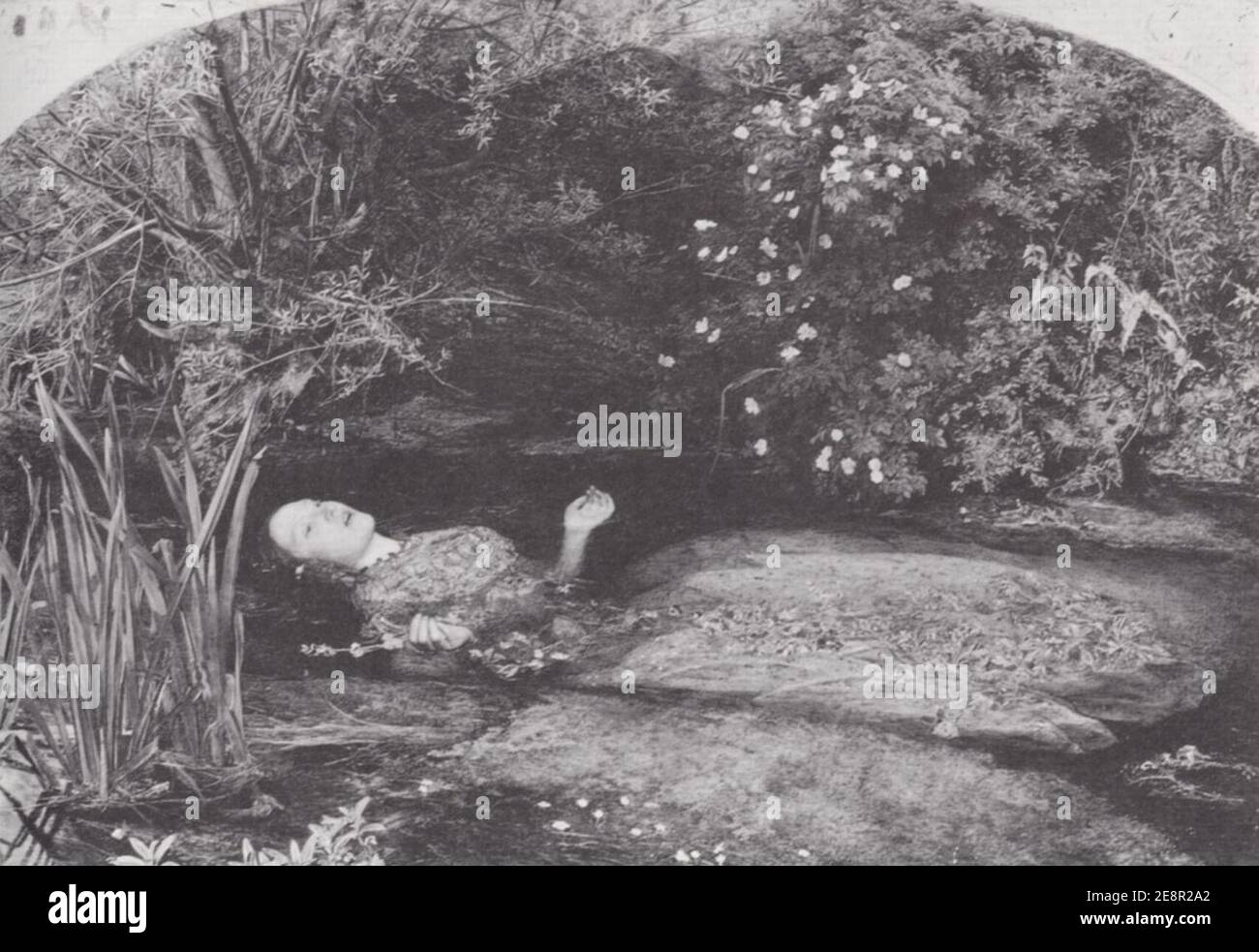 Millais, Sir John Everett - Ophelia Banque D'Images