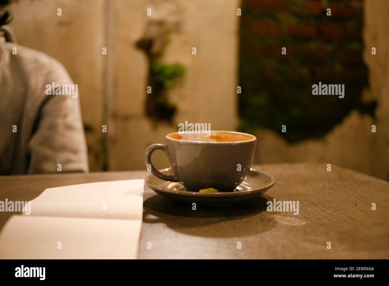 tasse de cappuccino au café Banque D'Images