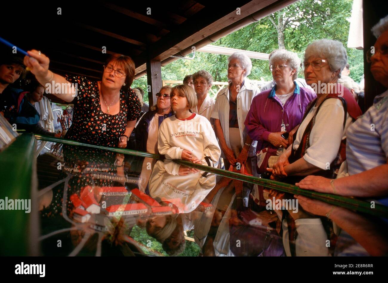 Allemagne/Berchtesgarden/Obersalzberg/visite touristique aigles Nest and look Banque D'Images