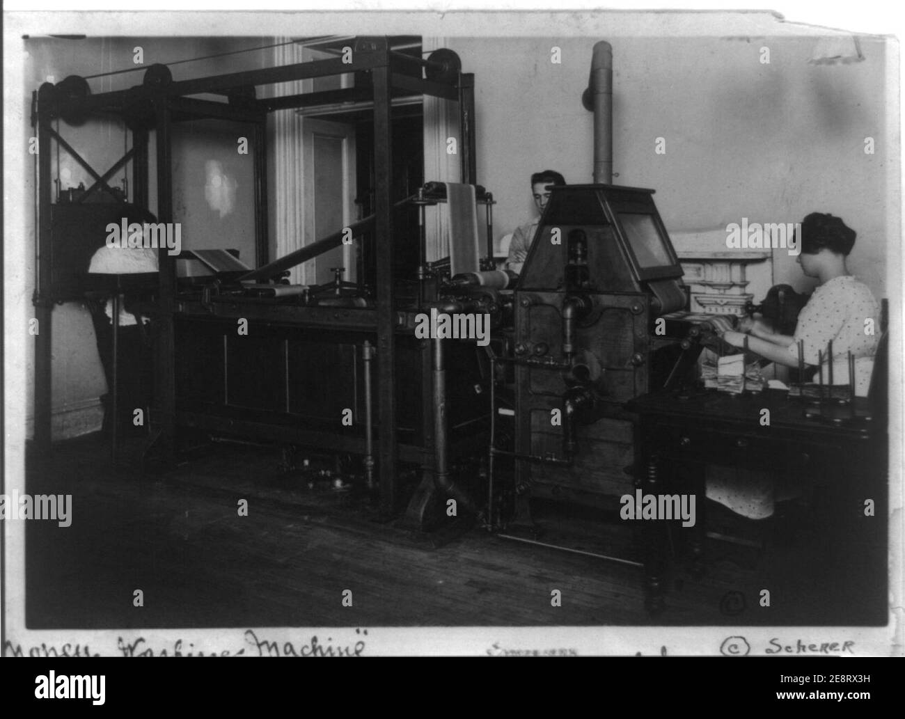 Machine à laver de l'argent au Trésor Dept. Banque D'Images