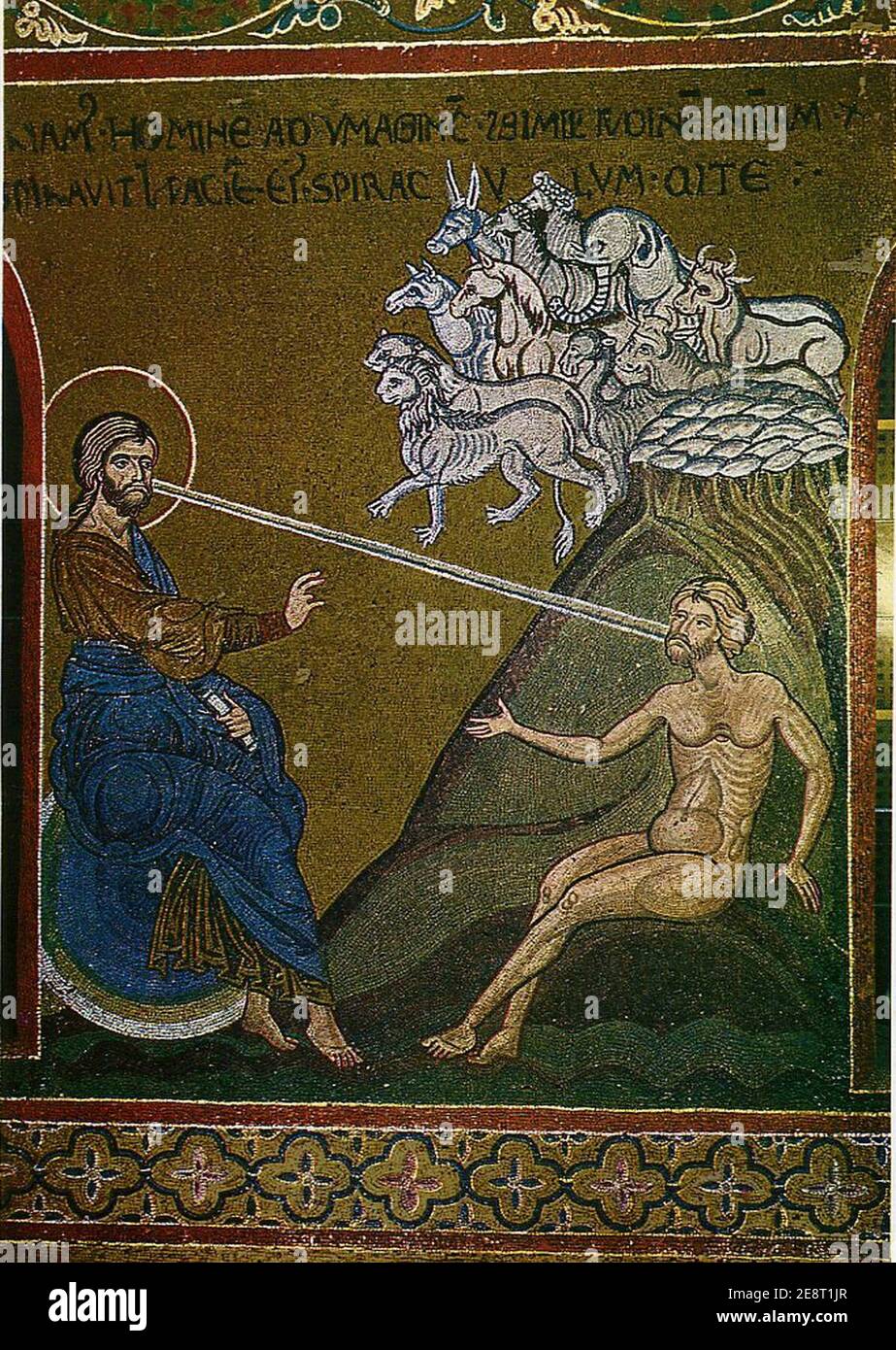 Création de Monreale Adam. Banque D'Images