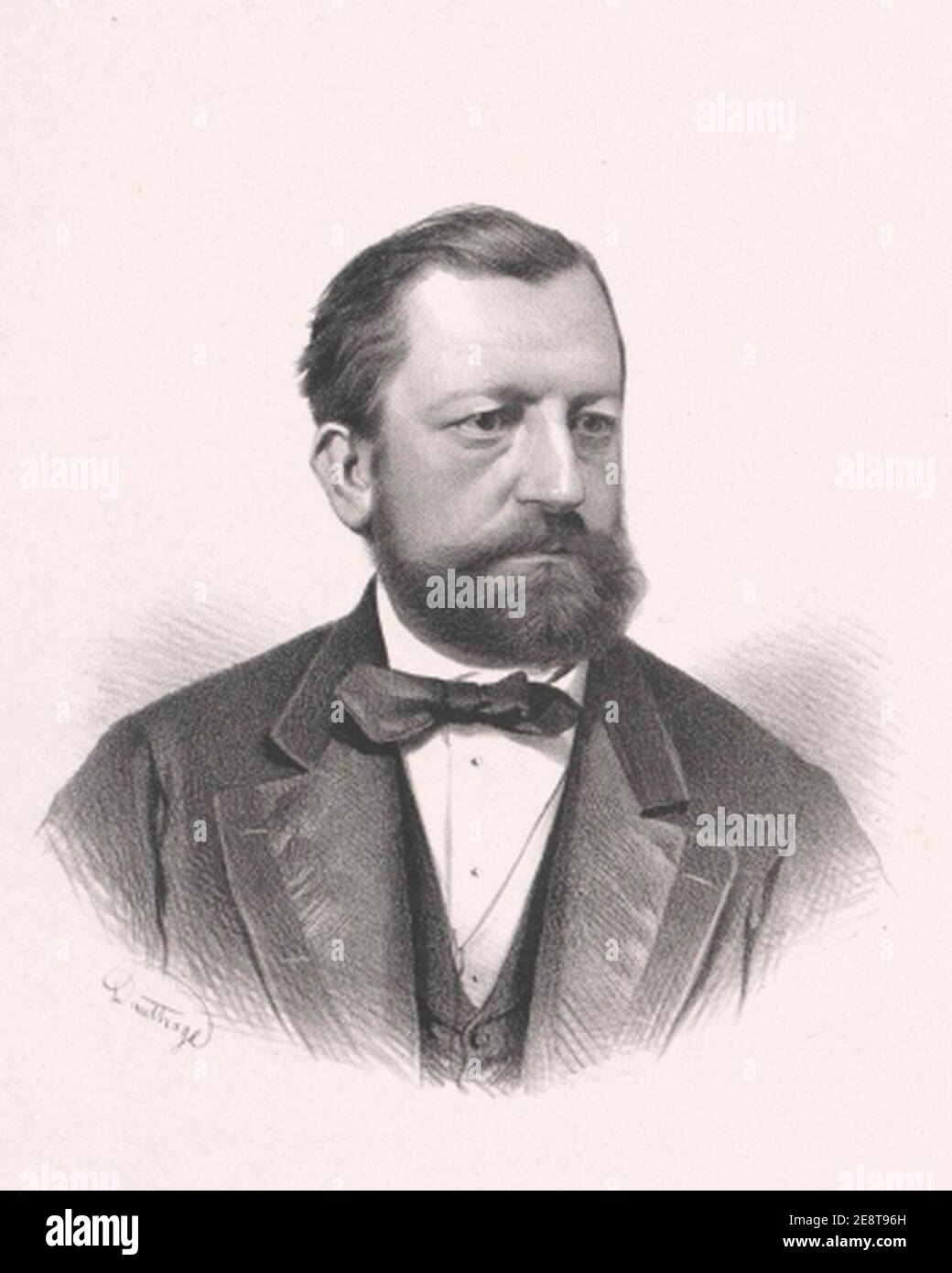 Moritz Primavesi (1829-1896). Banque D'Images