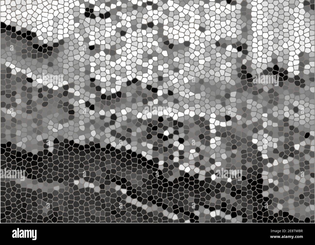 Fond 3D en mosaïque polygonale grise, un fond vectoriel moderne pour une bannière Illustration de Vecteur