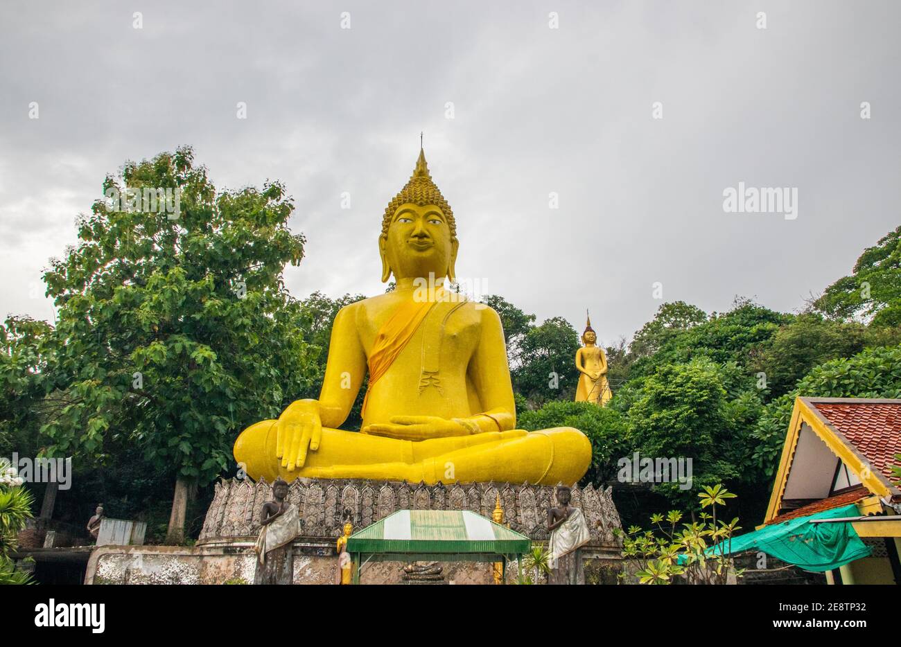 Statue de Bouddha sur une île thaïlandaise Thaïlande Asie Banque D'Images