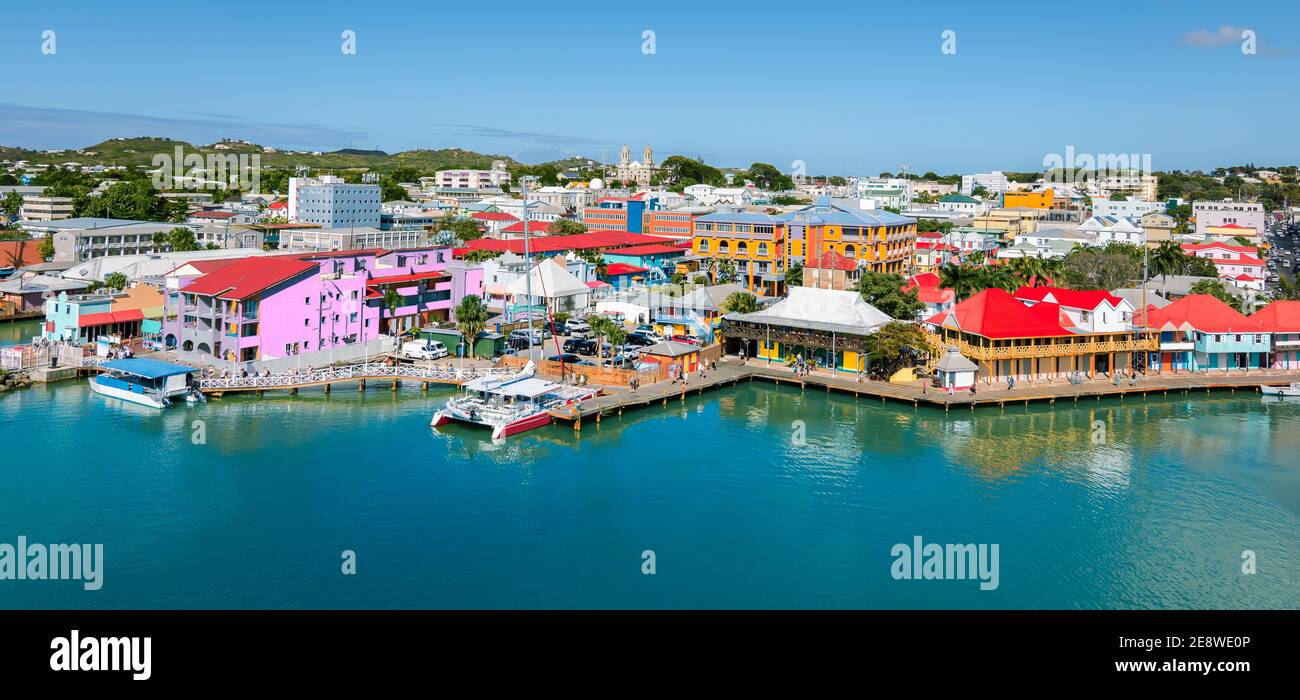 St John's, Antigua Banque D'Images