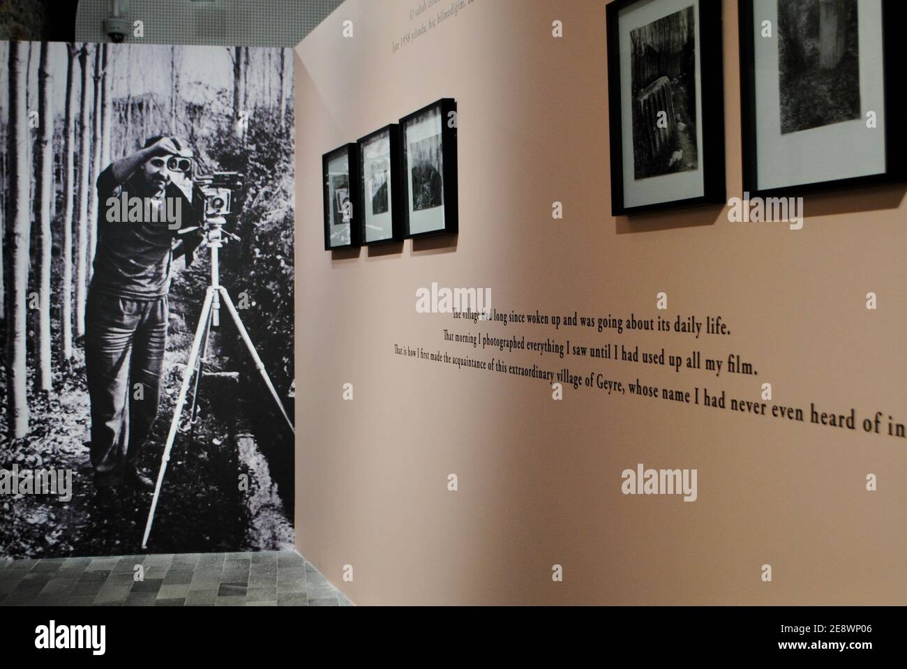 Istanbul Turquie. Mai 2019. Musée ARA Guler. Ce musée présente la légende Ara Guler matériel photographique et personnel recueilli sur 70 ans Banque D'Images