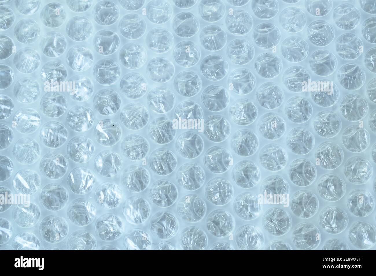 gros plan de la bulle d'air pour absorber la texture du produit de livraison et arrière-plan Banque D'Images