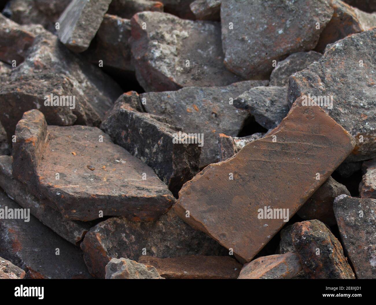 Uni de Reading excavation de la salle de bains à la ville romaine de Calleva Atrebatum. Une mosaïque avec des marques de doigt et un imprimé de paume possibles en haut à droite. Banque D'Images