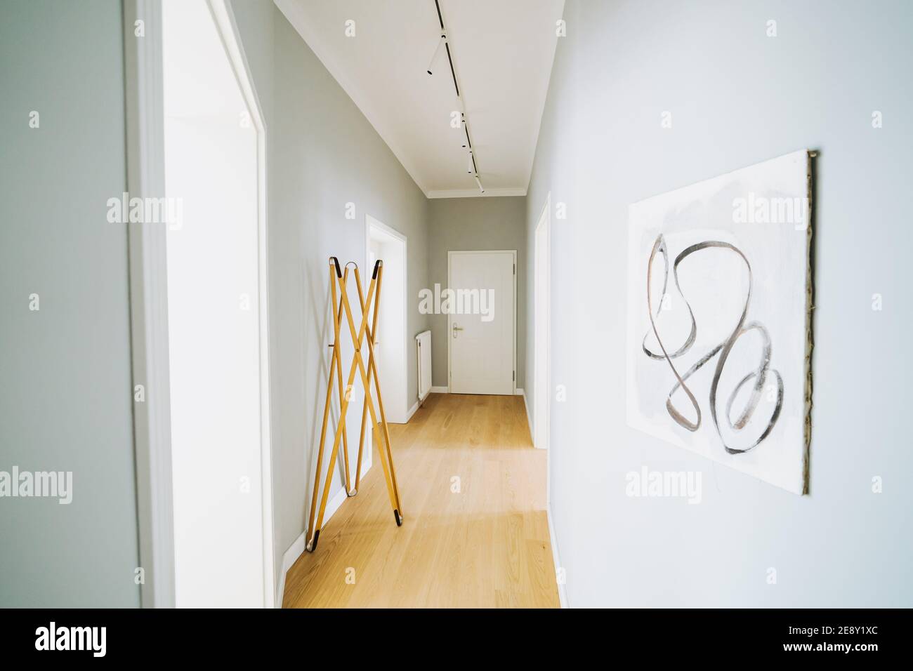 photo d'un couloir dans un appartement Banque D'Images