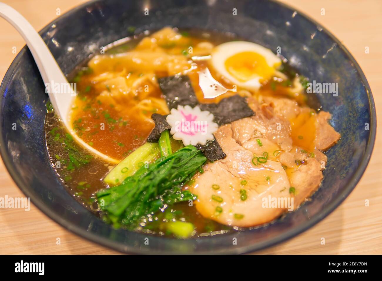 Nouilles ramen cuisine japonaise Banque D'Images