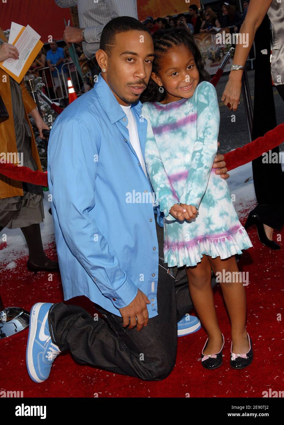 Ludacris and daughter karma bridges Banque de photographies et d’images(01)