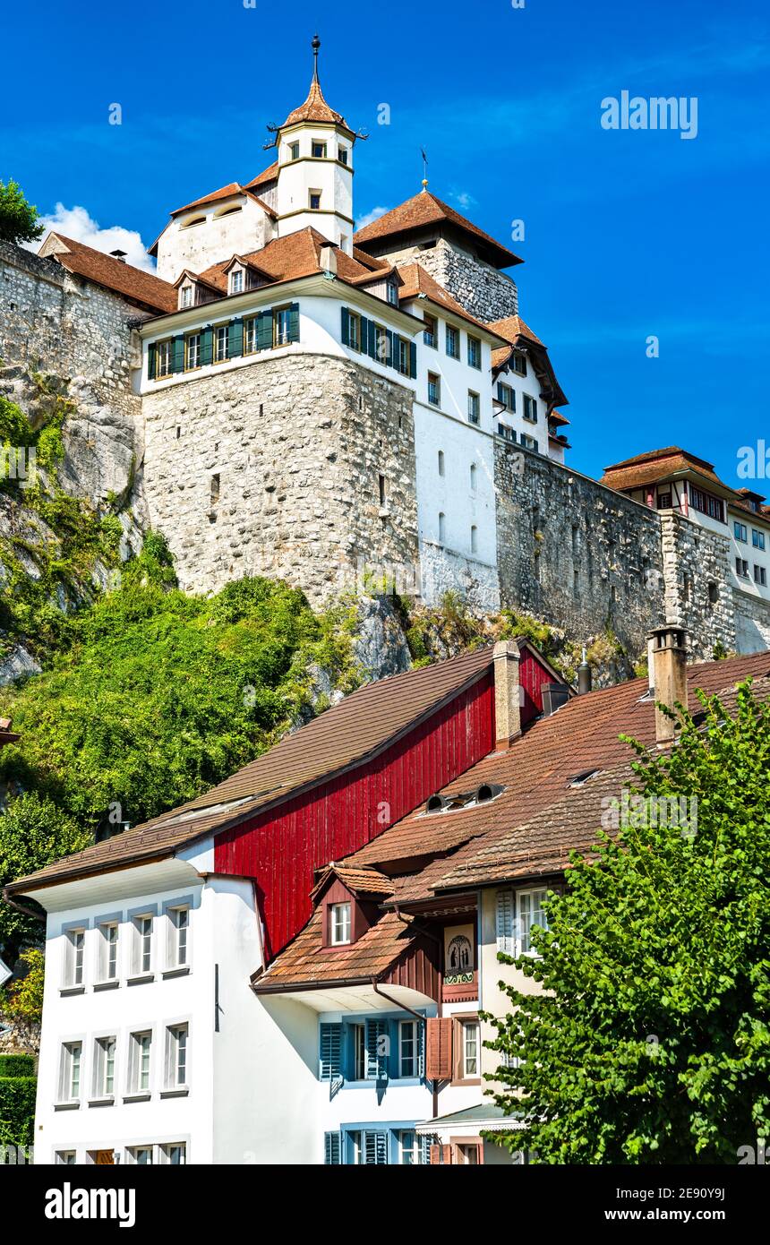 Château d'Aarburg en Suisse Banque D'Images