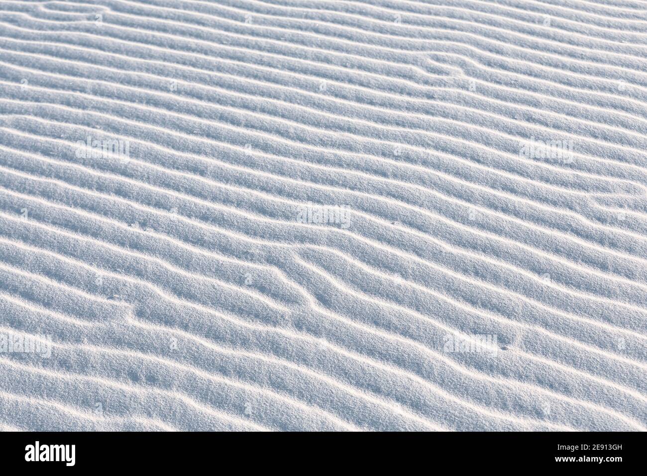 Motif de sable blanc dans le parc national de White Sands Banque D'Images
