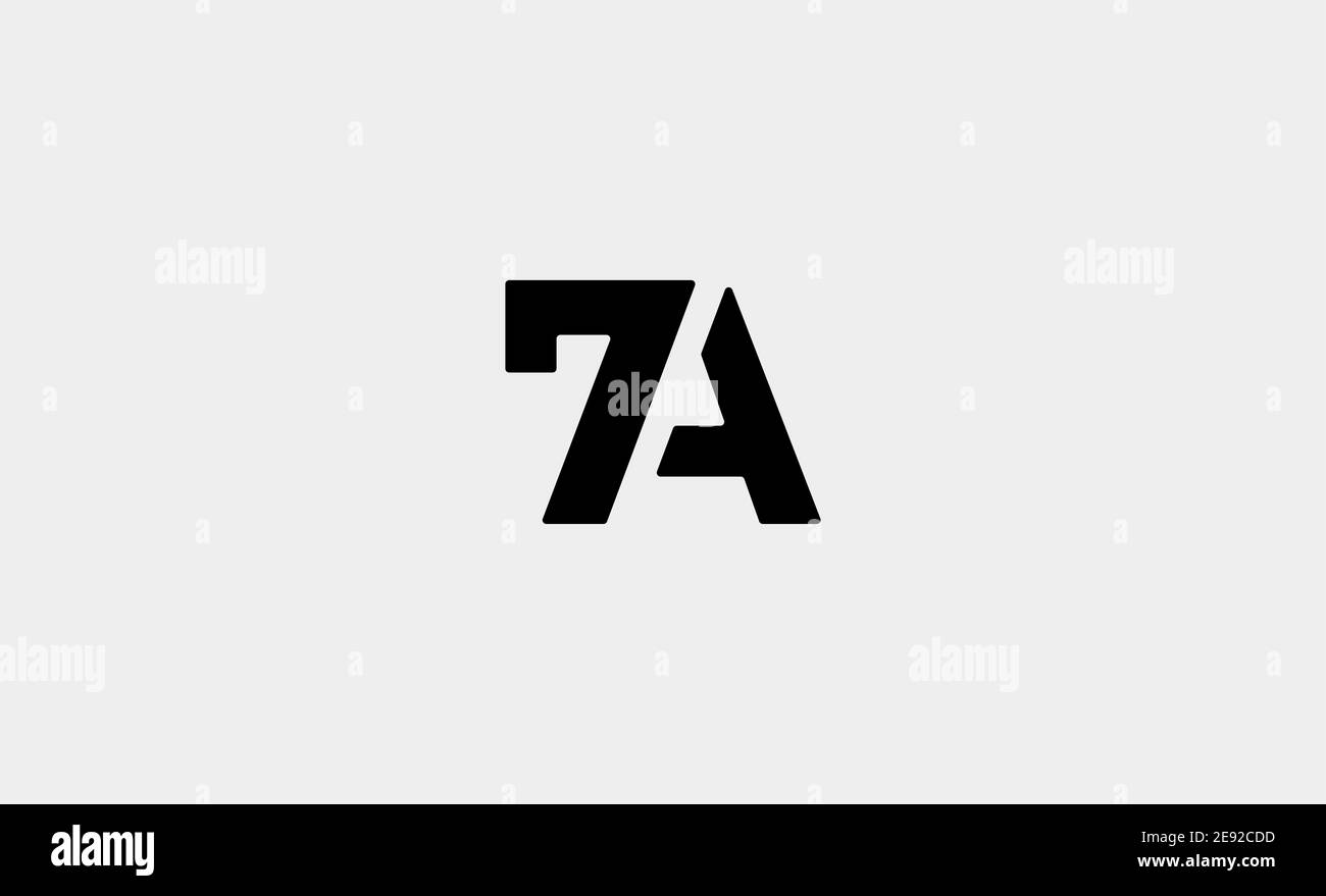 7a logo design Vector Illustration Banque D'Images
