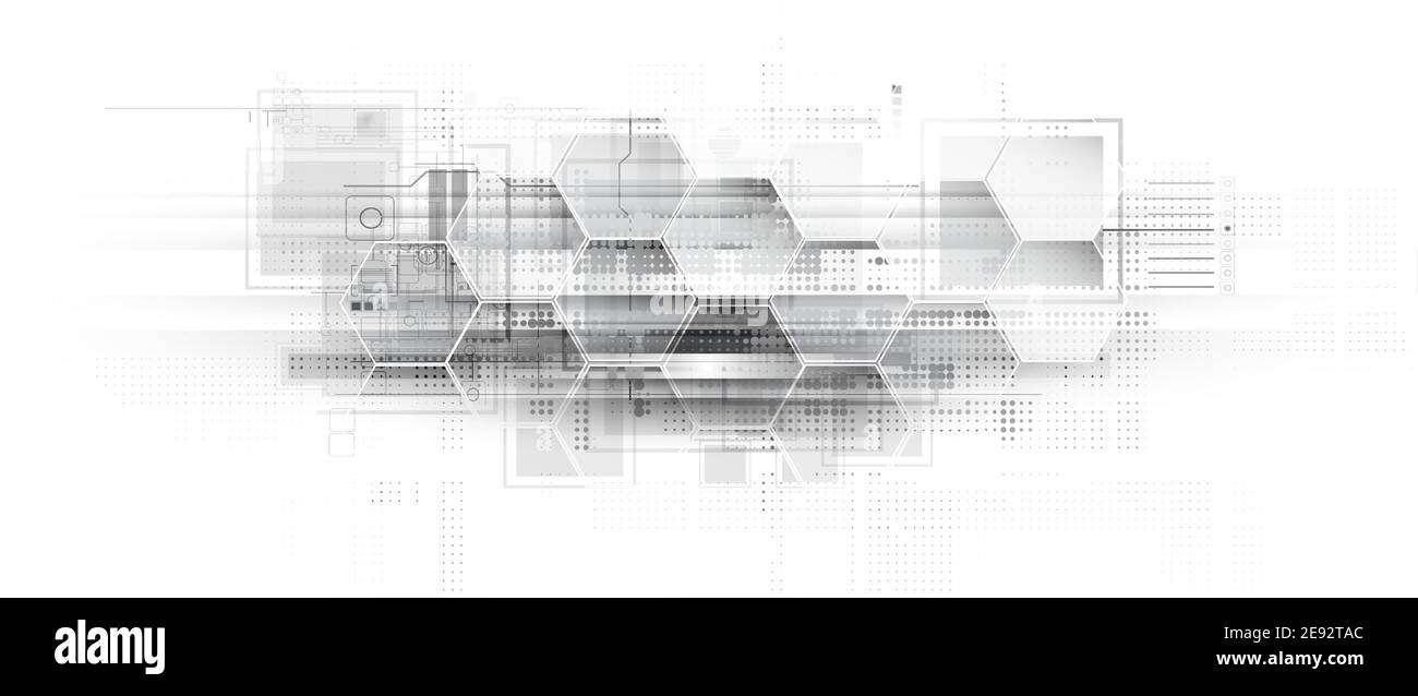 Arrière-plan de l'innovation technologique, l'idée de global business solution Illustration de Vecteur