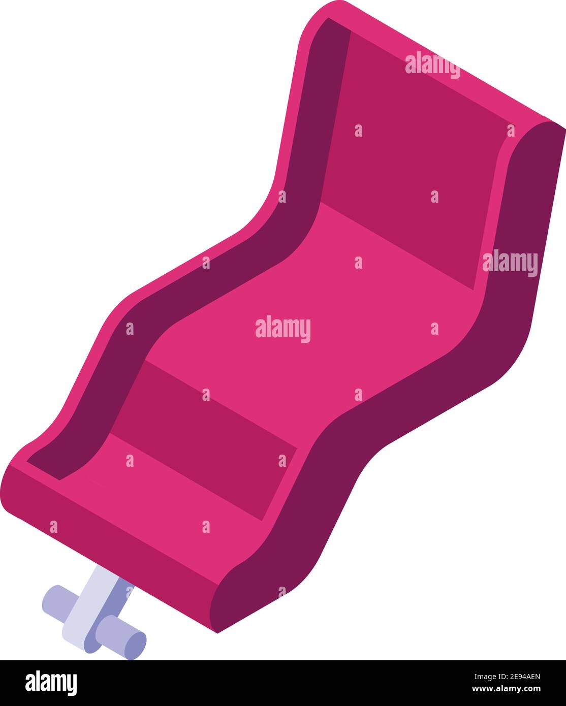 Icône de vélo de siège enfant des parents. Isométrique de parents siège enfant icône de vecteur de vélo pour la conception de Web isolée sur fond blanc Illustration de Vecteur