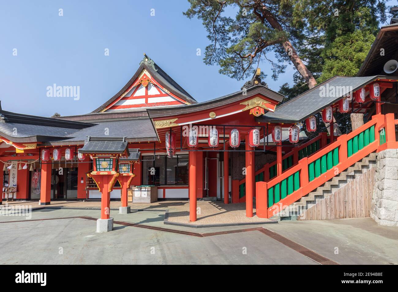 Sanctuaire Taikodani-Inari-jinja, Tsuwano, Japon Banque D'Images