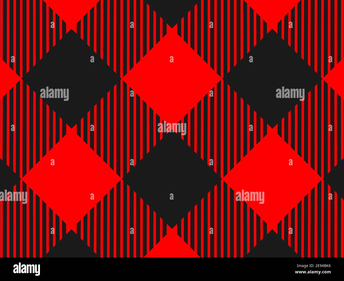 Motif en tissu écossais rouge et noir Lumberjack sans coutures. Cage écossaise. Simple vintage textile design.Tartan plaid abstrait damiers fond Illustration de Vecteur