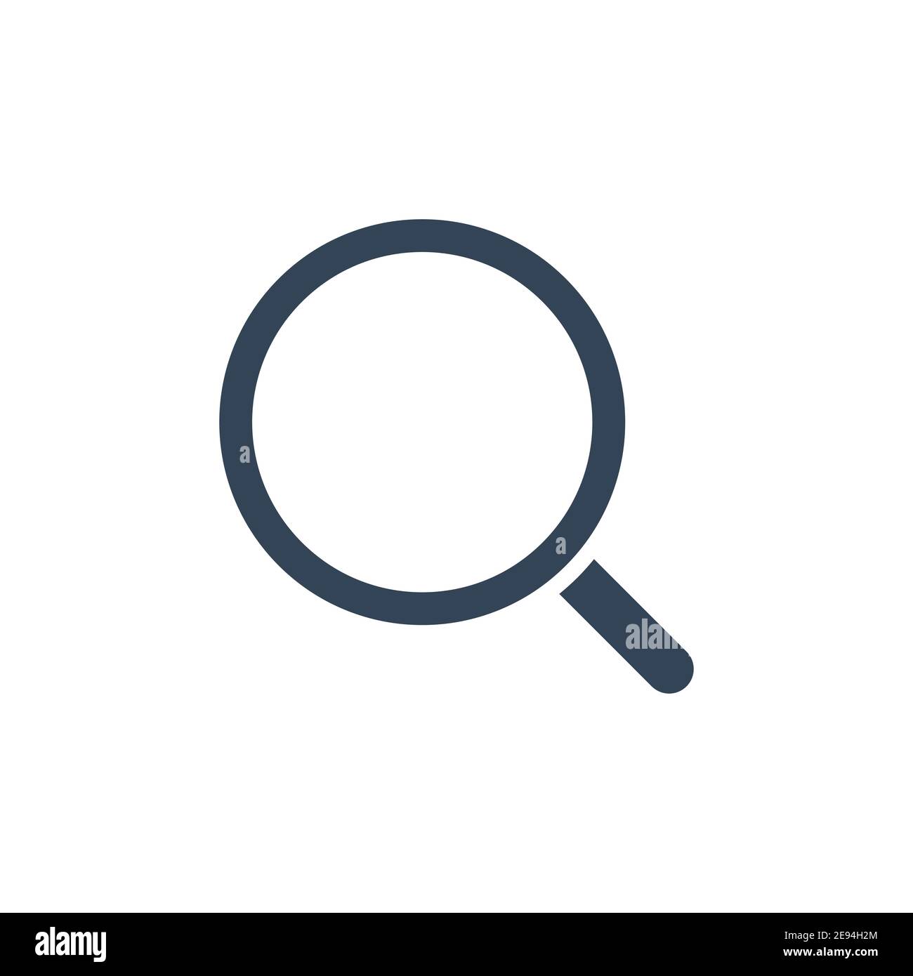 Icône Rechercher. Symbole de loupe. Illustration vectorielle isolée sur blanc. Illustration de Vecteur