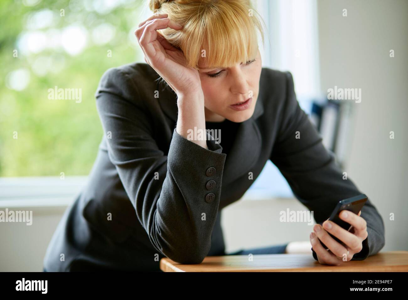 Souligné Businesswoman Banque D'Images