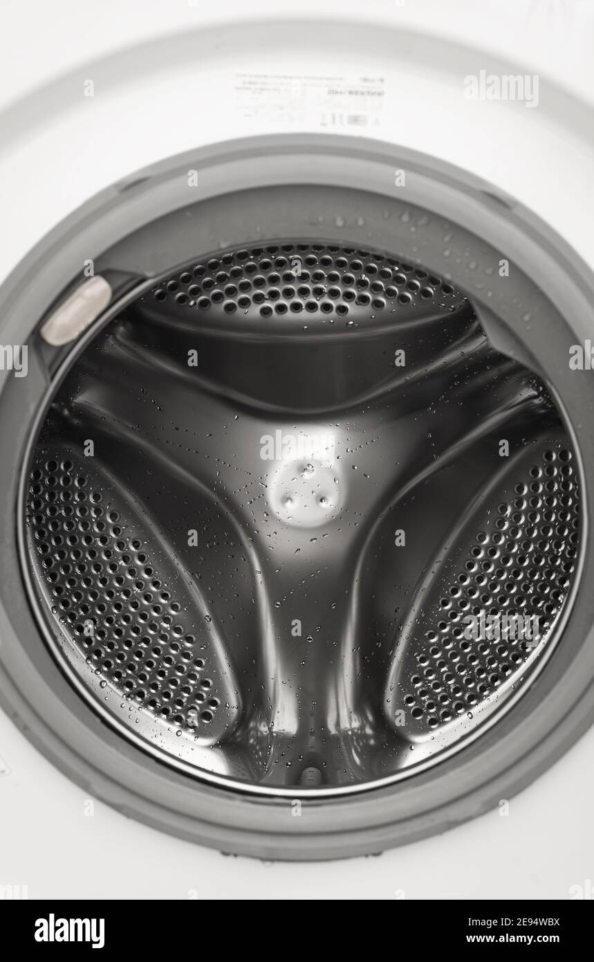 tambour humide du lave-linge Banque D'Images