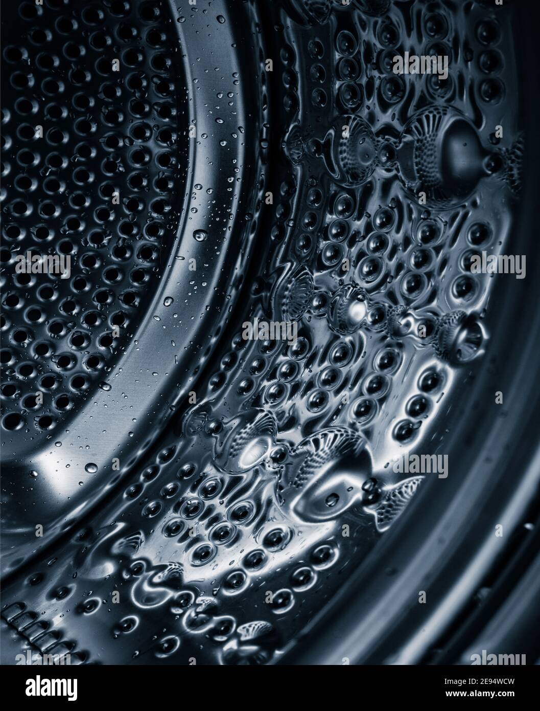 tambour humide du lave-linge Banque D'Images