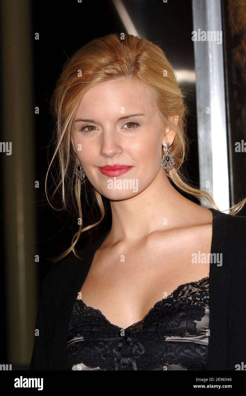 Maggie Grace assiste à la première de « The Hills Hair » aux cinémas Arclight à Hollywood. Los Angeles, le 9 mars 2006. Photo de Lionel Hahn/ABACAPRESS.COM Banque D'Images