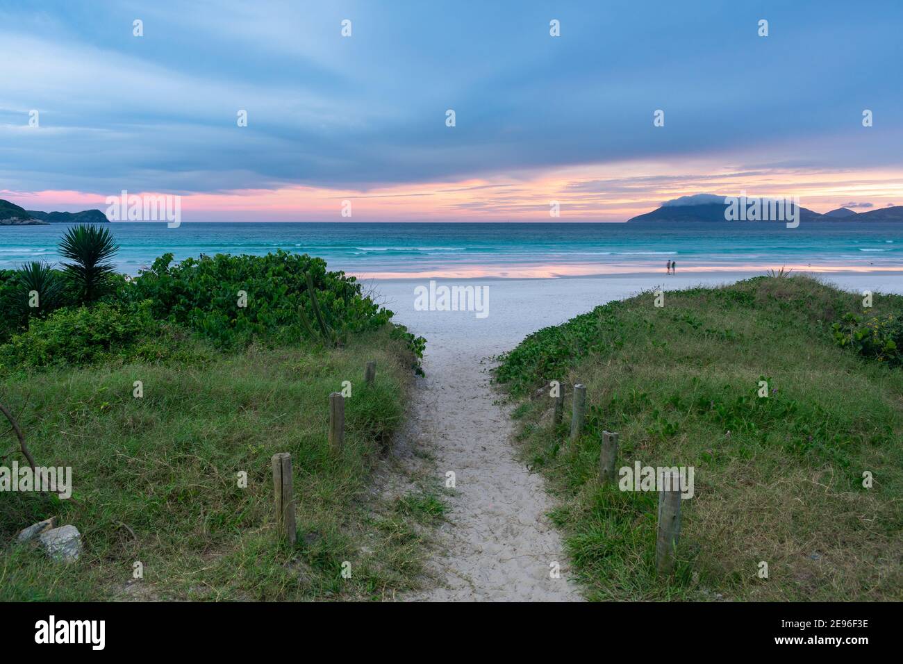 Chemin d'accès à la plage Banque D'Images Chemin d'accès à la plage Banque D'Images