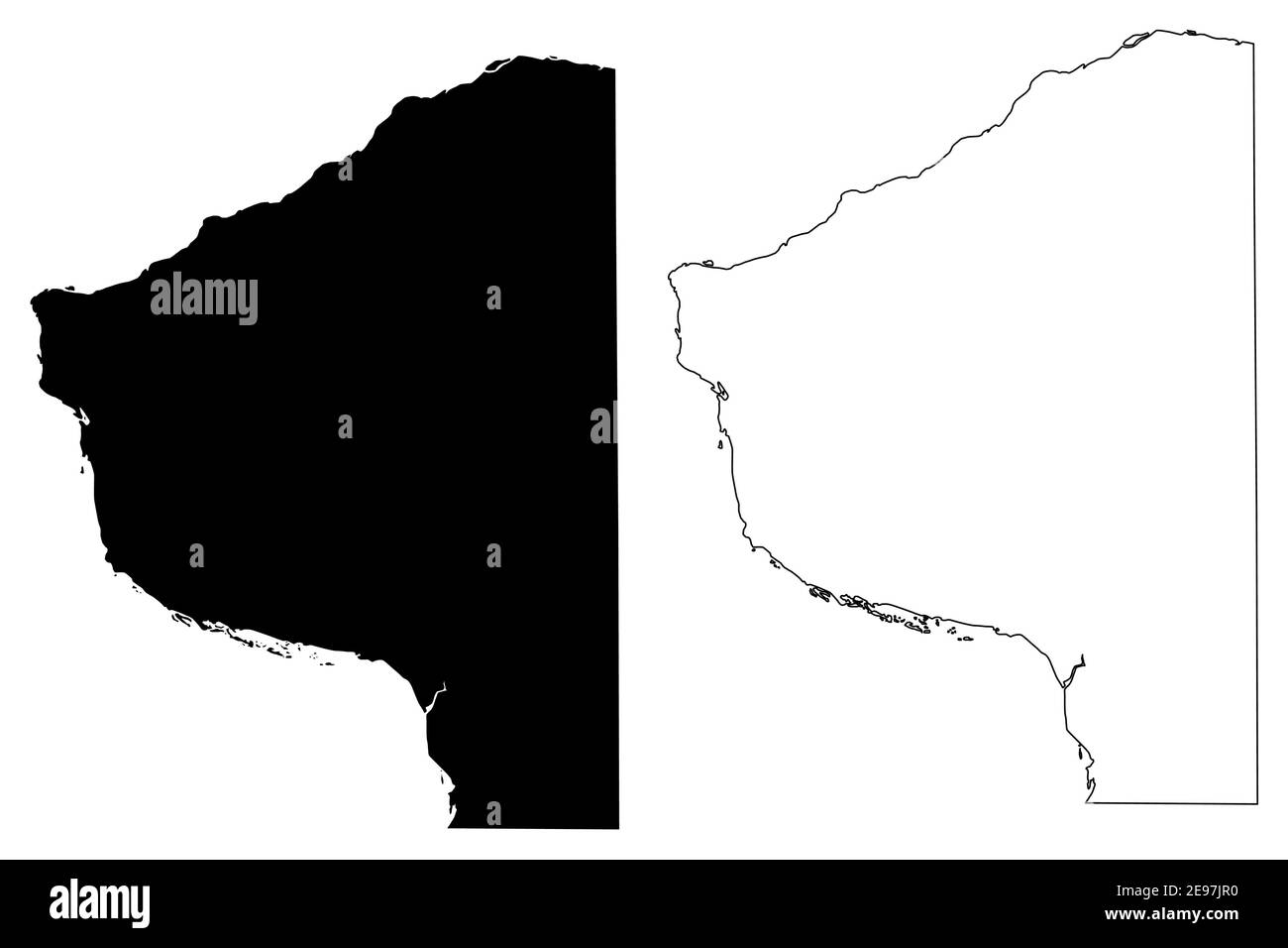 Illustration vectorielle de la carte du comté de Grant, État du Wisconsin (comté des États-Unis, États-Unis d'Amérique, États-Unis), croquis de griffonnage carte de Grant Illustration de Vecteur