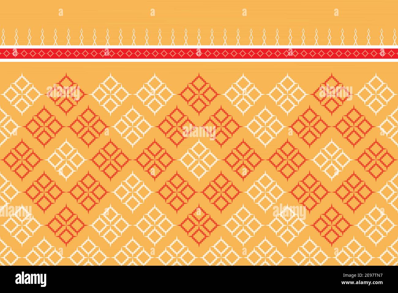 Motif géométrique ethnique oriental sans couture traditionnel.Design pour arrière-plan,moquette,papier peint,habillement,emballage,Batik,tissu,illustration vectorielle.Eps10 Illustration de Vecteur