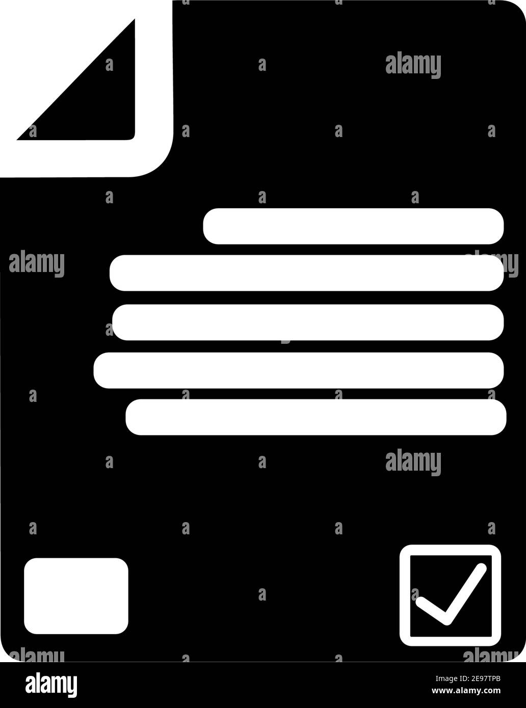 vecteur d'icône de téléchargement d'article Illustration de Vecteur